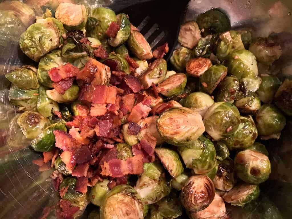 Roasted Brussel Sprouts with Bacon & Balsamic Itaira Eats