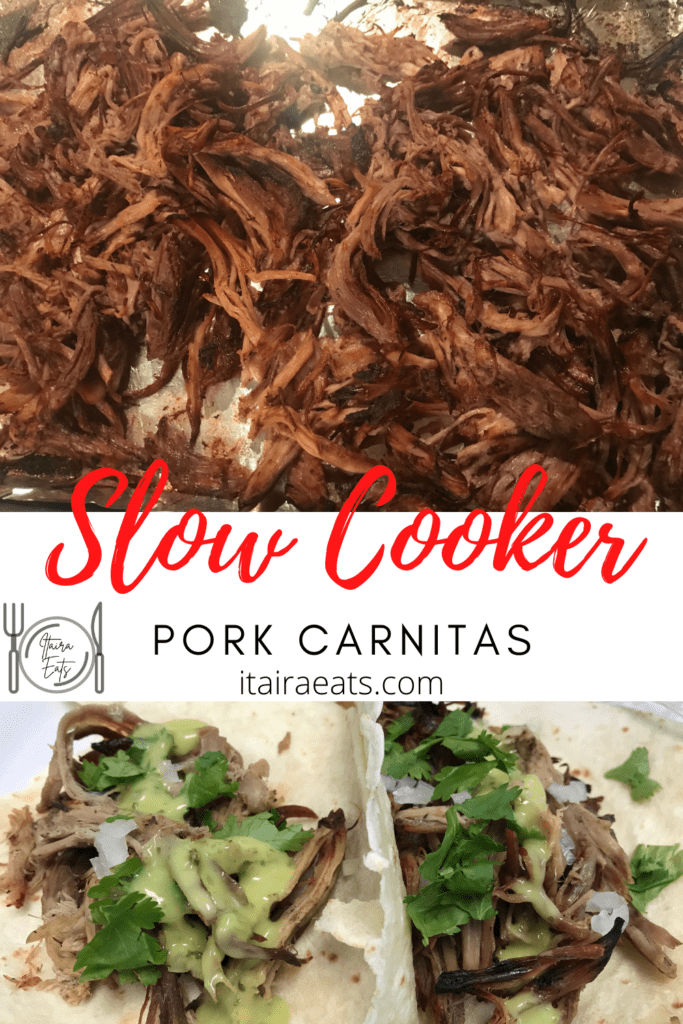 Slow Cooker Pork Carnitas Pin