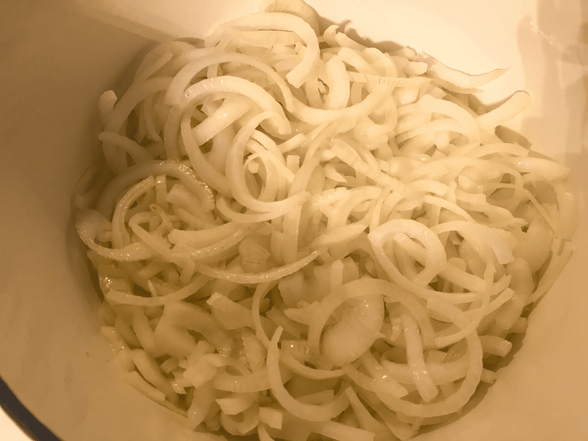 Onions Caramelizing 10 minutes