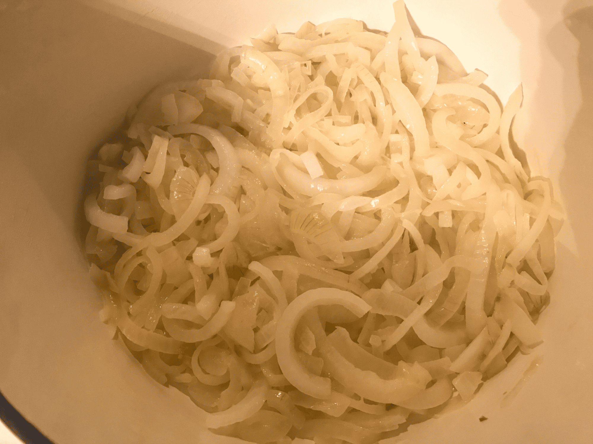 Onions Caramelizing 20 minutes