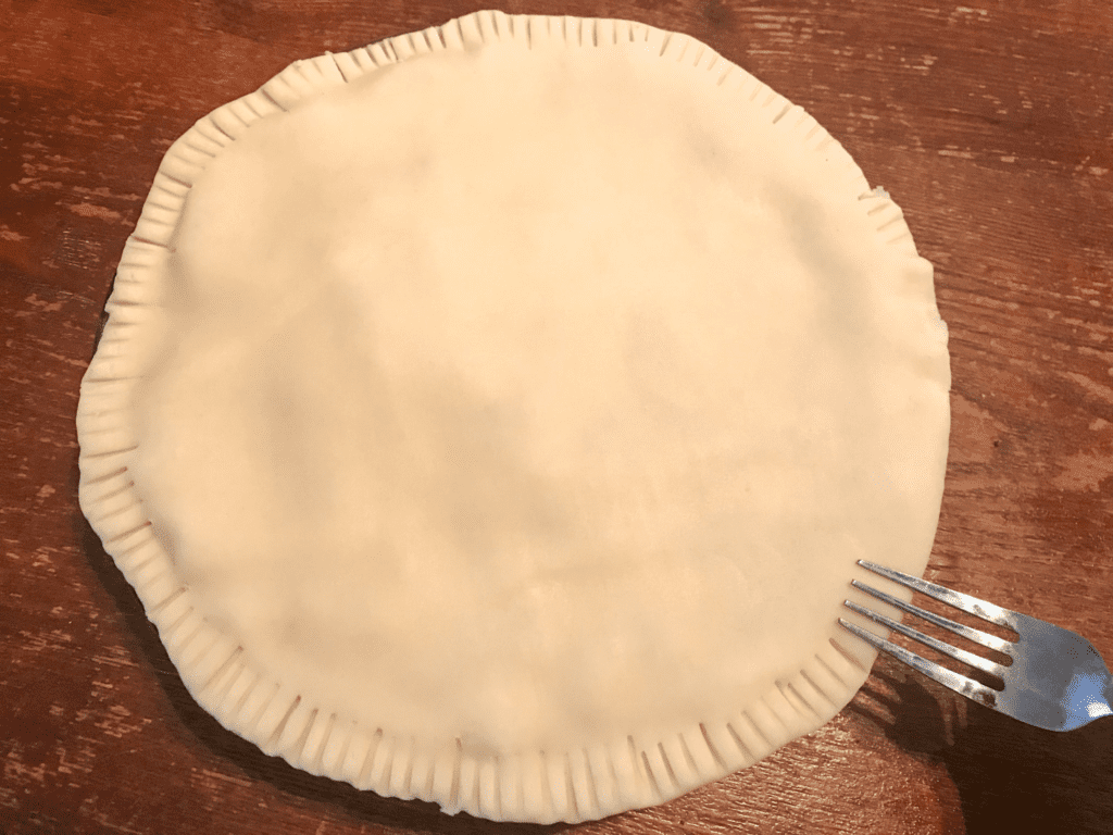 top pie with crust