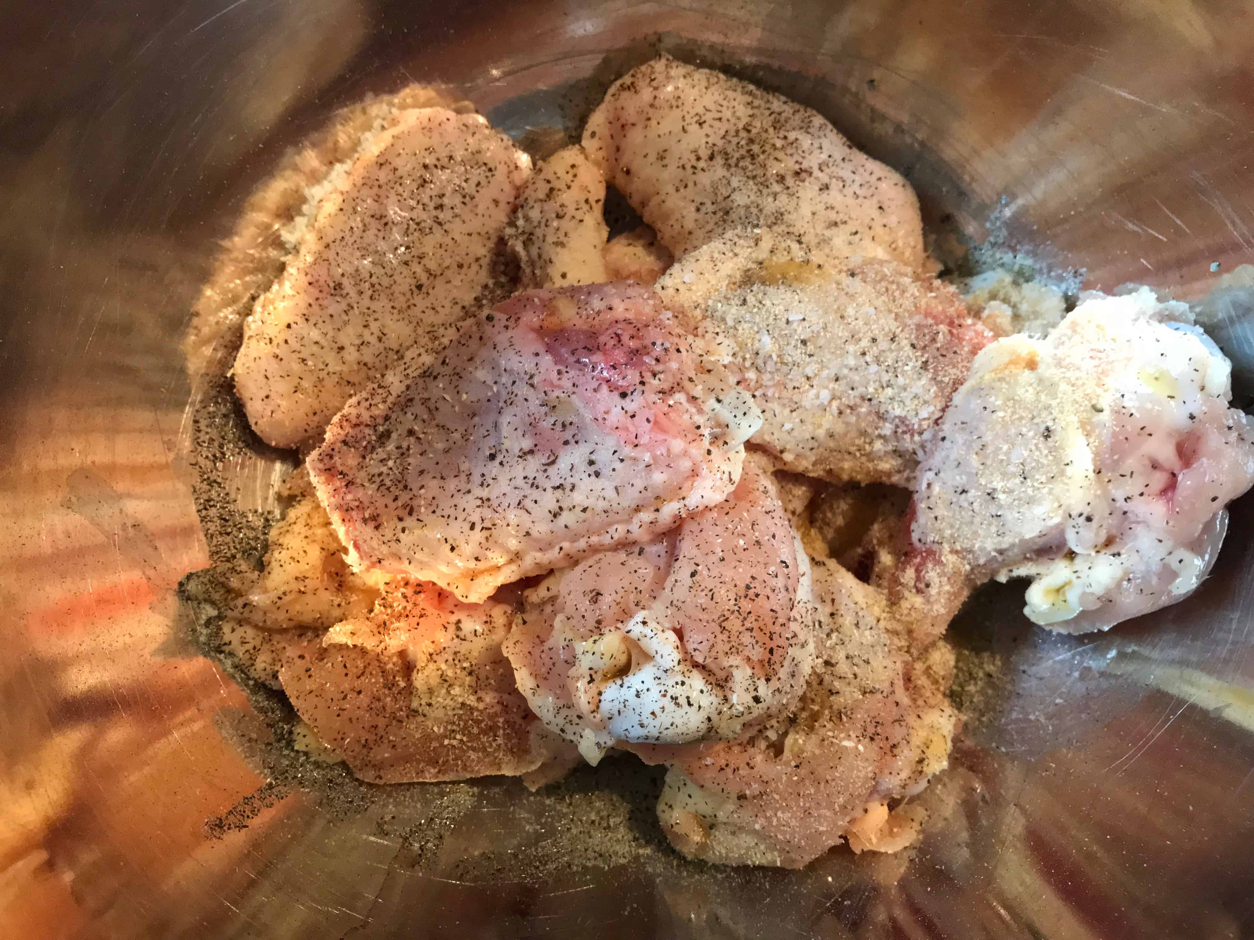 Chicken Wing Pieces with seasoning