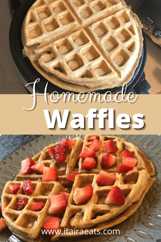 Homemade Waffles Pinterest Pin