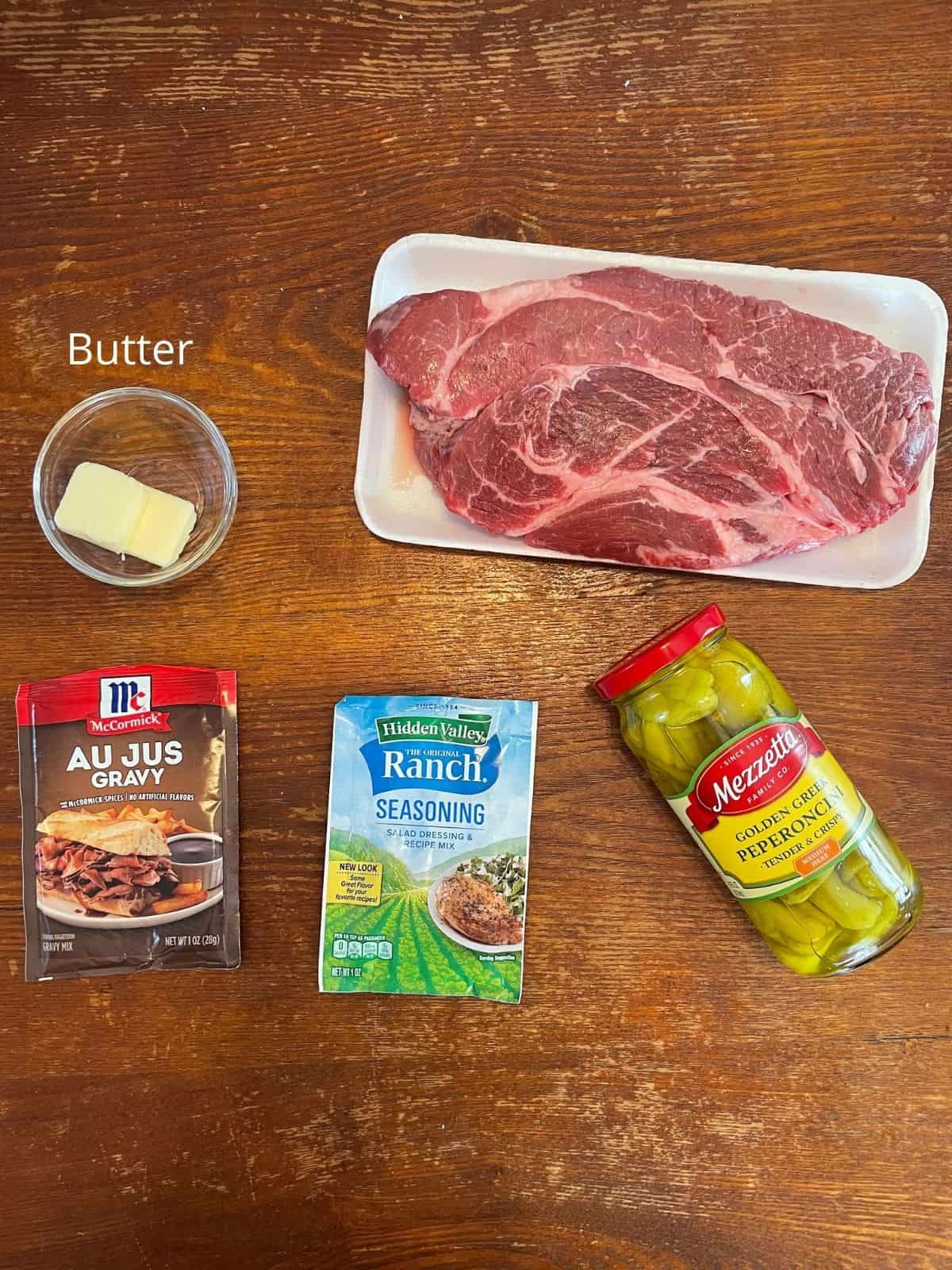 Mississippi pot roast ingredients 