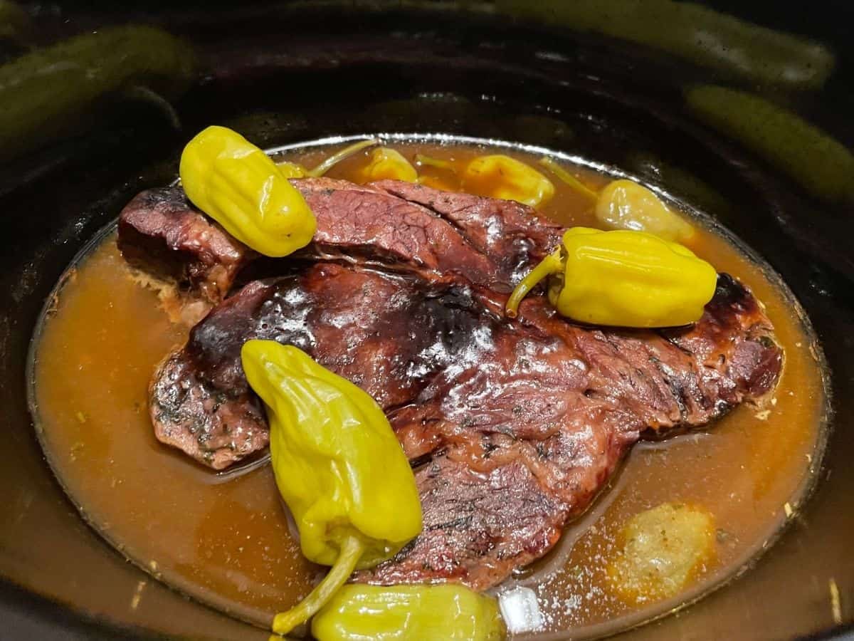 cooked pot roast