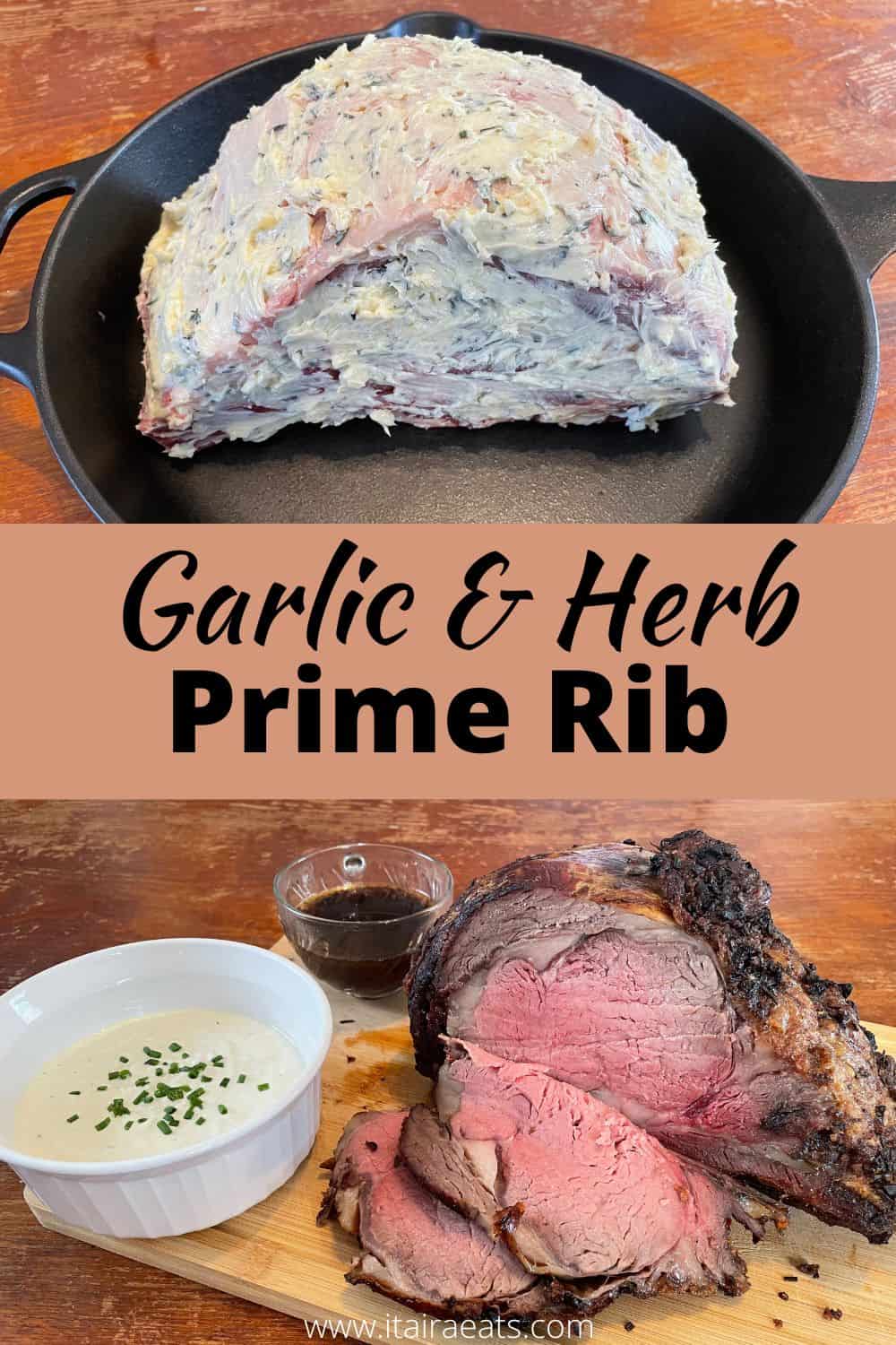 Garlic And Herb Prime Rib Roast Itaira Eats