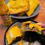 spicy Jamaican beef patties feature image