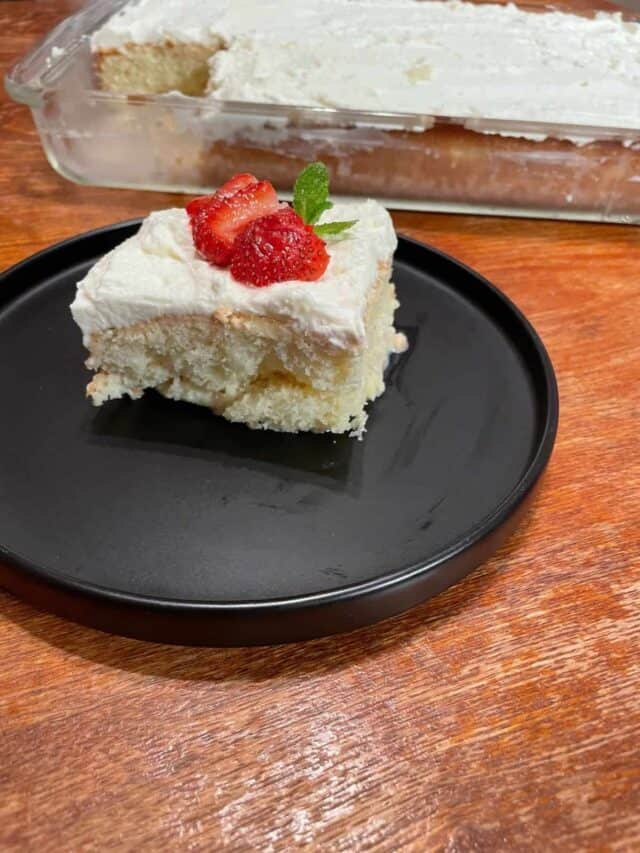 Tres Leches Cake with Cake Mix Recipe