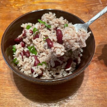 Jamaican rice and peas feature image