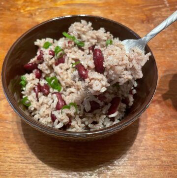 Jamaican rice and peas feature image
