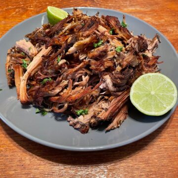 slow cooker carnitas feature image