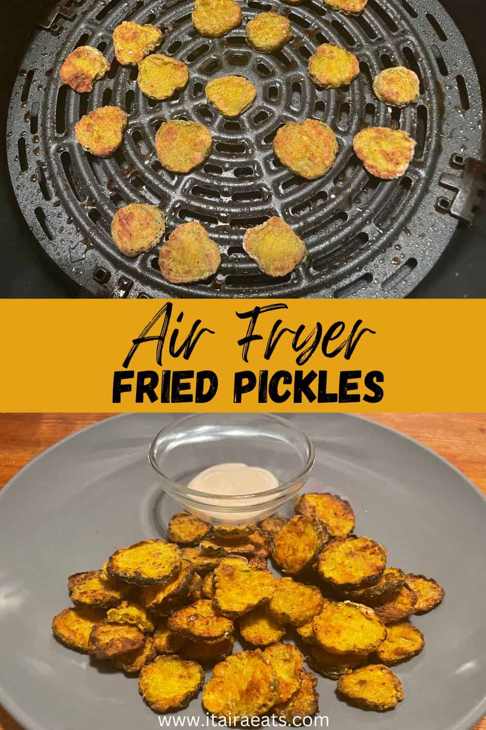 Air Fryer Fried Pickles Itaira Eats