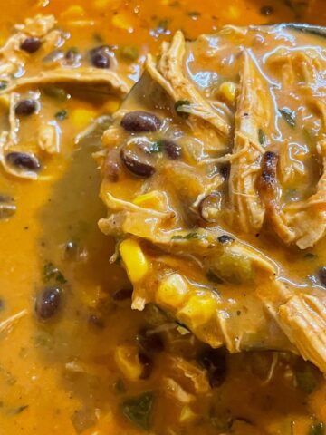 creamy chicken tortilla soup feature image